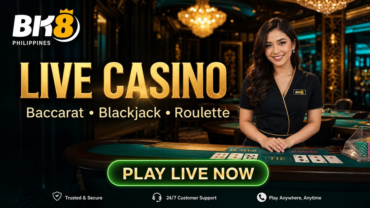 BK8 Philippines Live Casino Baccarat Blackjack Roulette